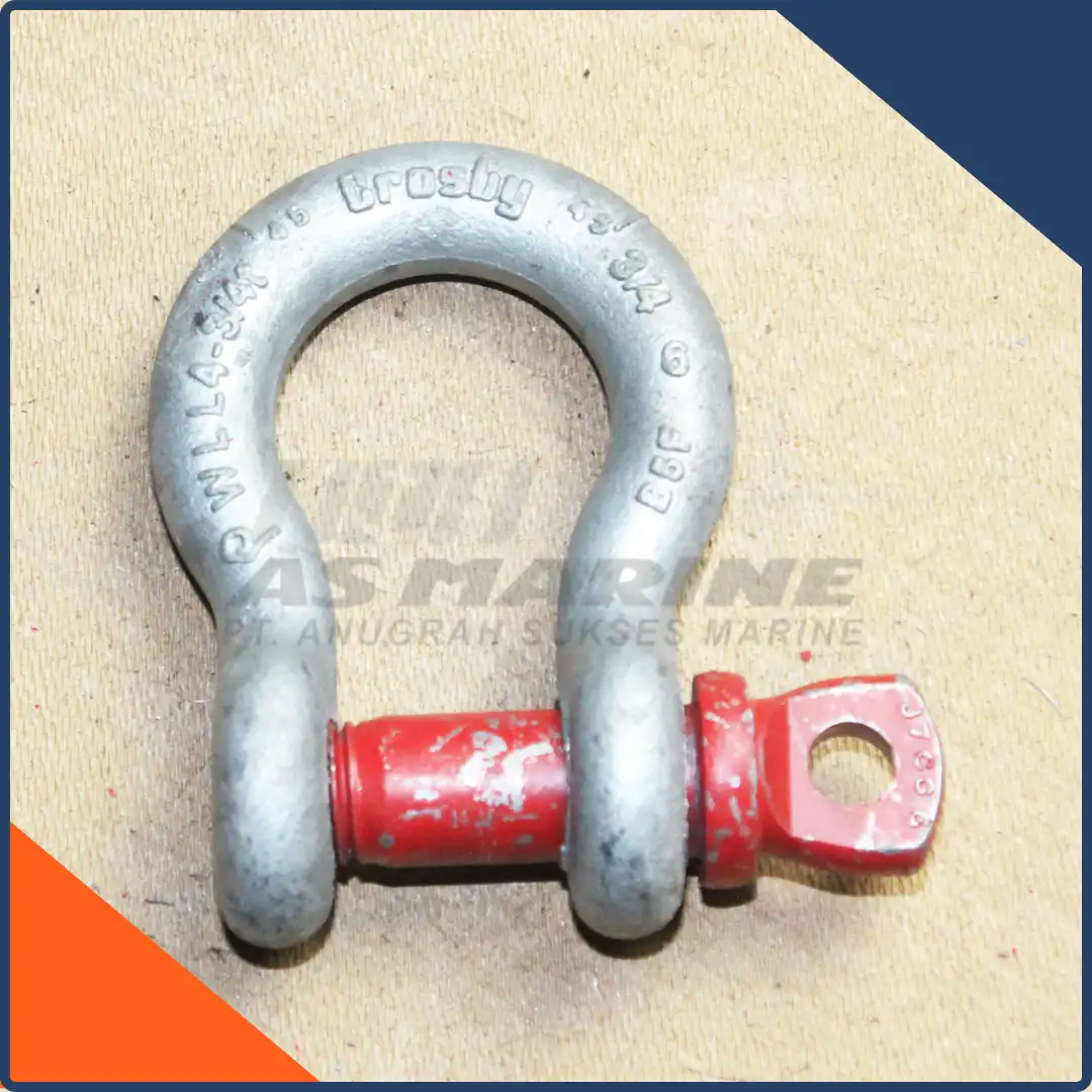 Bow Shackle / Segel Omega Crosby USA G209 Screw PIN 3/4 Inch 4.75 Ton